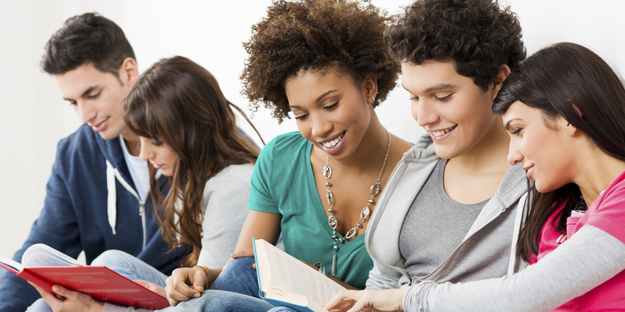 Friends Studying Together